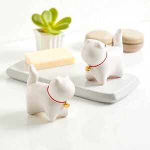 Set of Cat Ceramic Toilet Bolt Covers NEW IN BOX